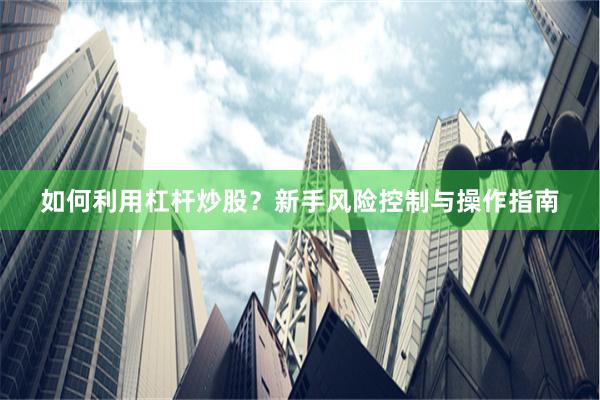 如何利用杠杆炒股？新手风险控制与操作指南