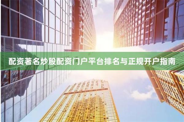 配资著名炒股配资门户平台排名与正规开户指南